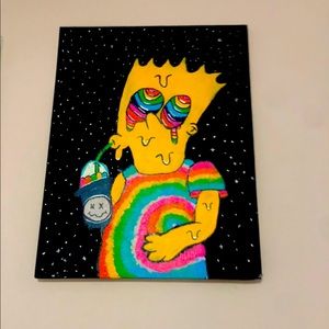 Trippy bart painting!